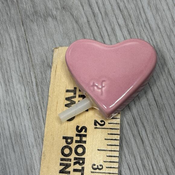 Nora Fleming RETIRED Be mine PINK HEART Mini A154 New - Picture 6 of 7